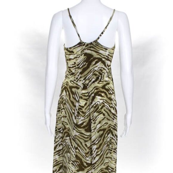 Josephine Silk Printed Maxi Dress Size P - Picture 5 of 8